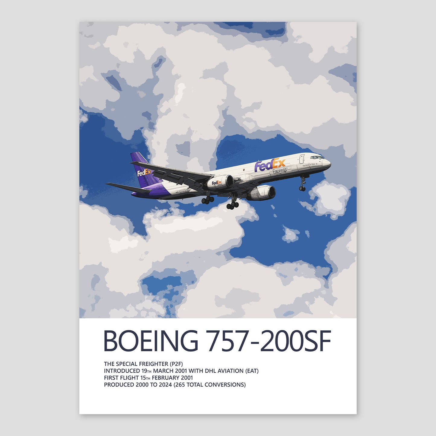 FedEx Boeing 757-200SF Poster