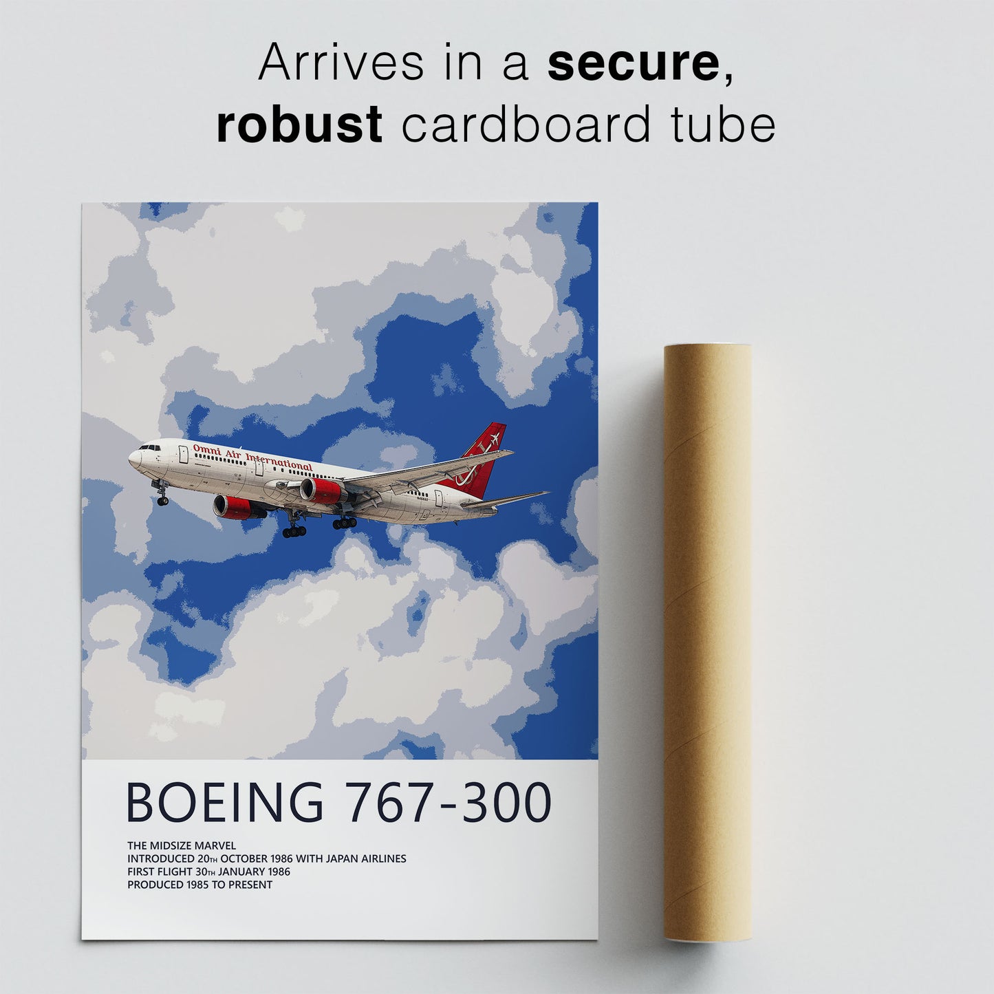 Omni Air International Boeing 767 Poster