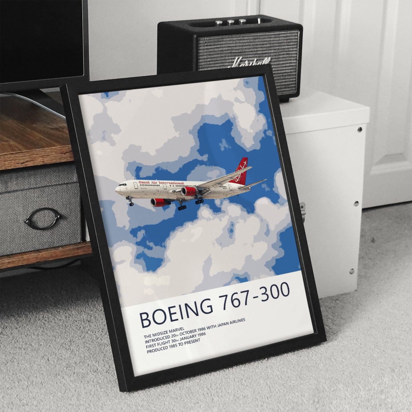 Omni Air International Boeing 767 Poster