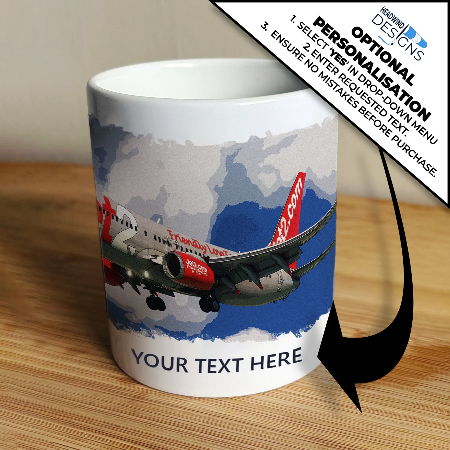 Jet2 Boeing 737 Mug