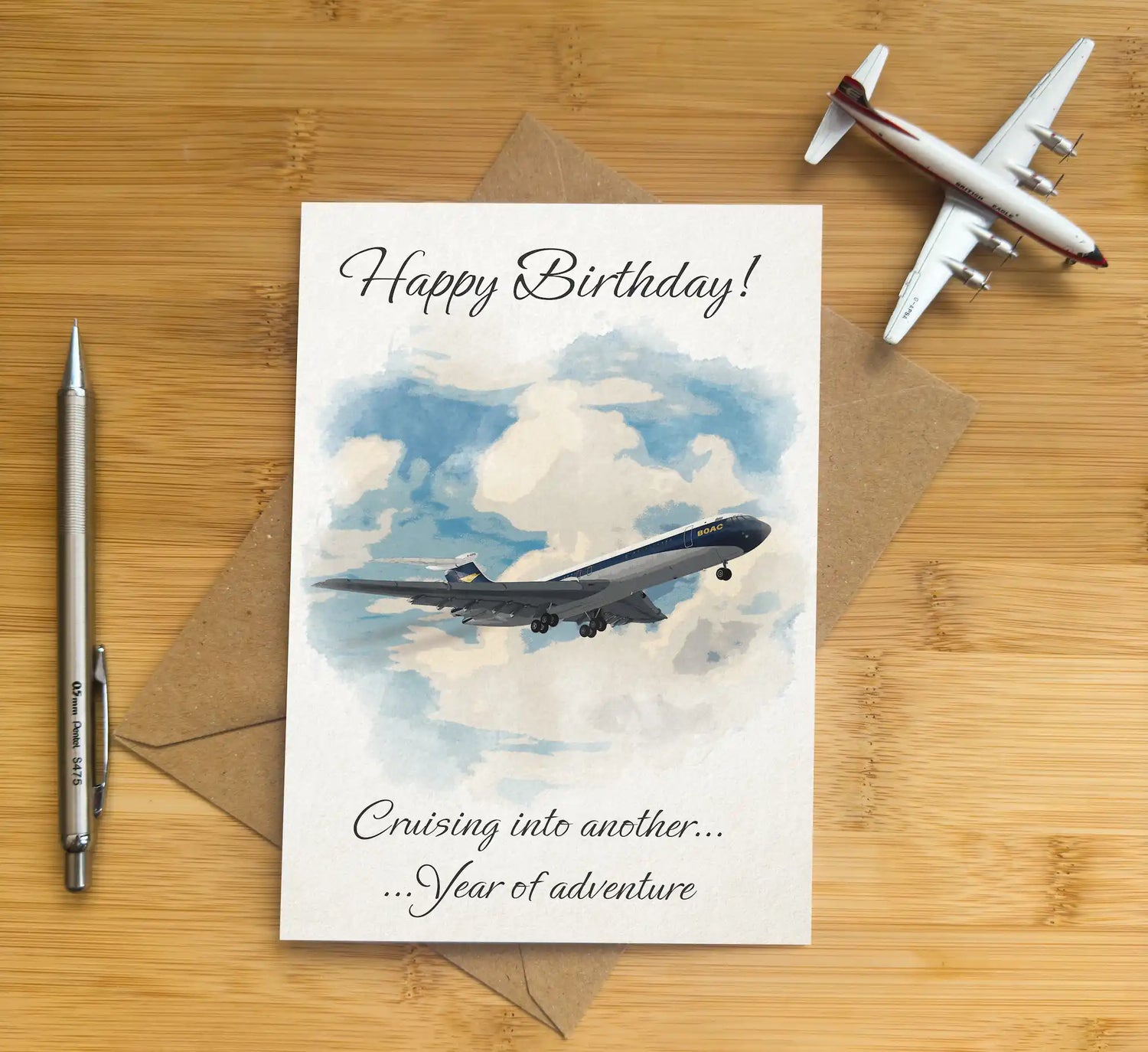 Aviation themed greetings cards