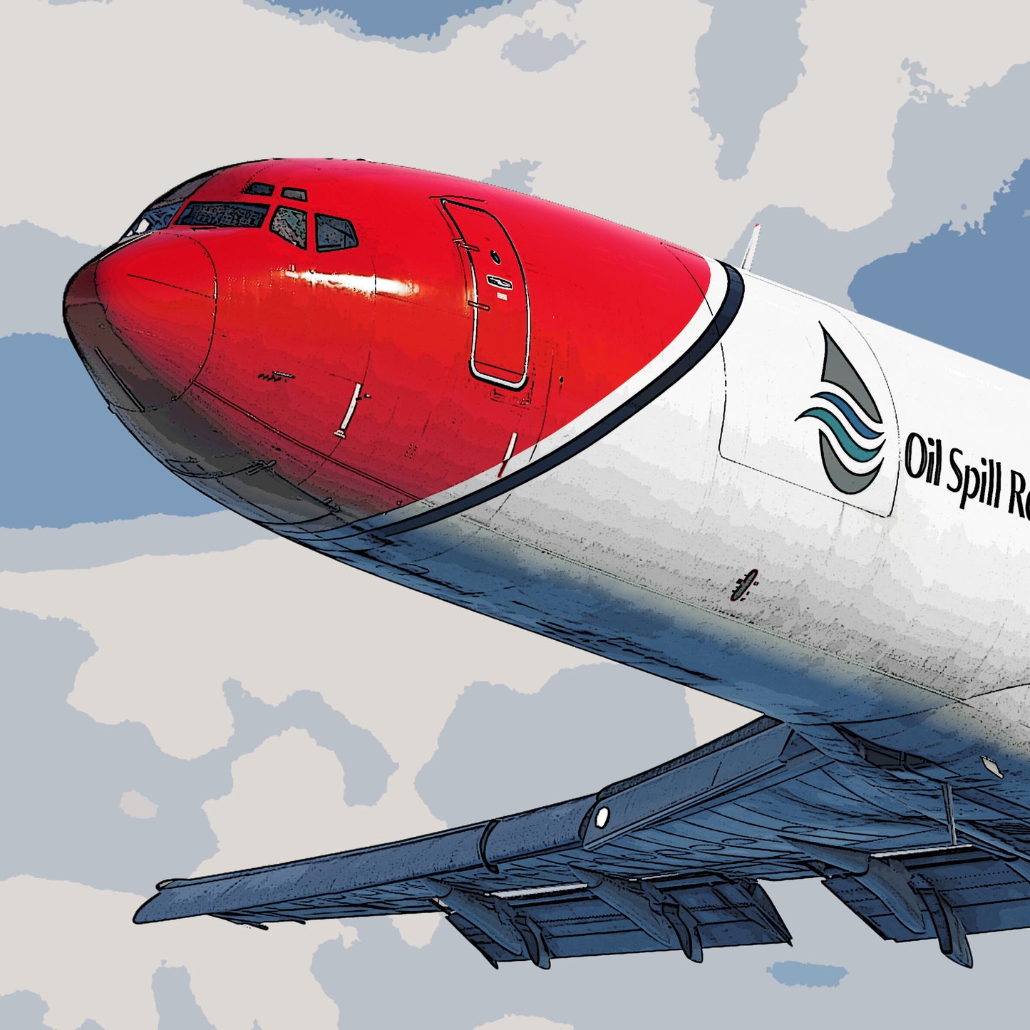 Oil Spill Response (Opb. 2Excel Aviation) Boeing 727 G-OSRA Poster