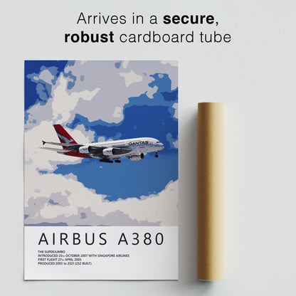Qantas Airbus A380 Poster