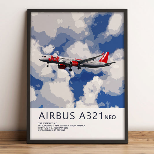 Jet2 Airbus A321 NEO Poster