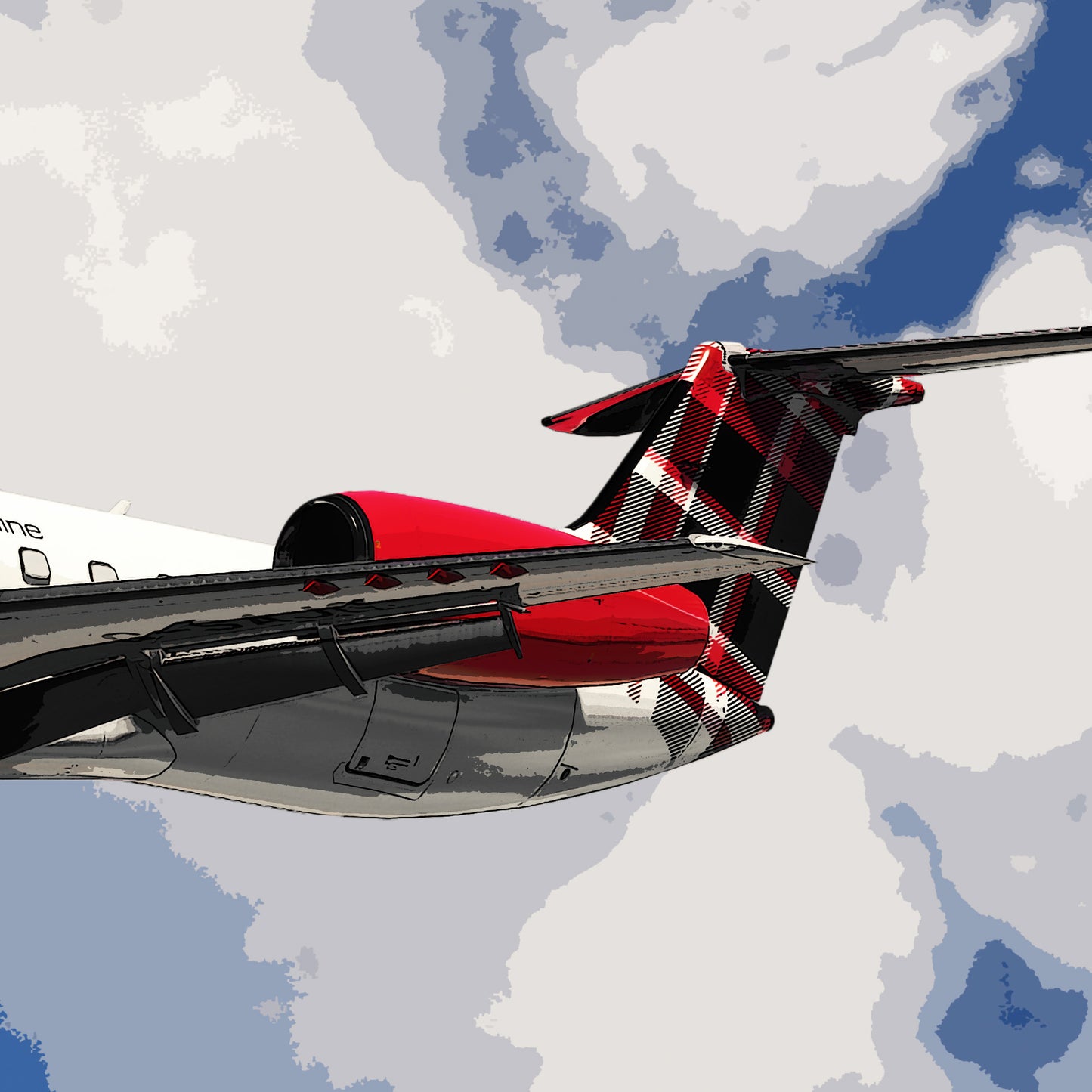 Loganair Embraer ERJ145 Poster