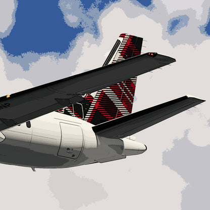 Loganair Saab 2000 Poster