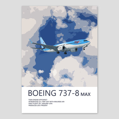 TUI Boeing 737 MAX Poster