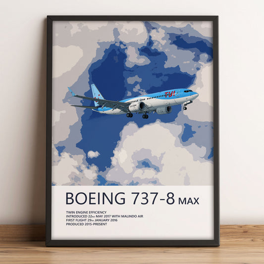 TUI Boeing 737 MAX Poster