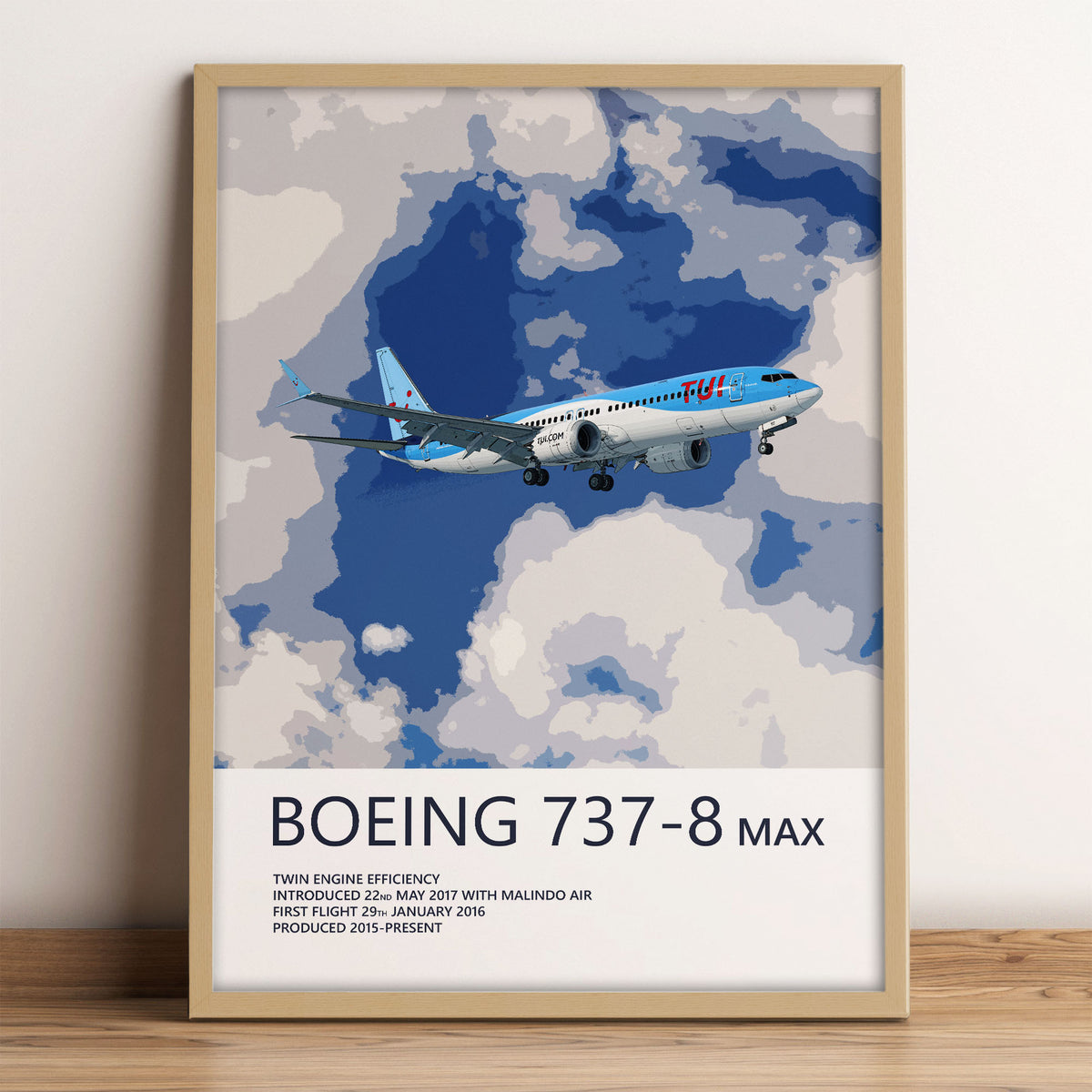 TUI Boeing 737 MAX Poster