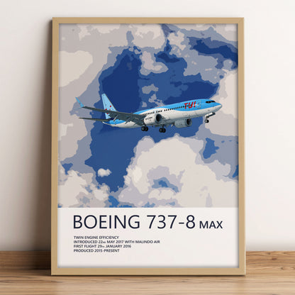 TUI Boeing 737 MAX Poster