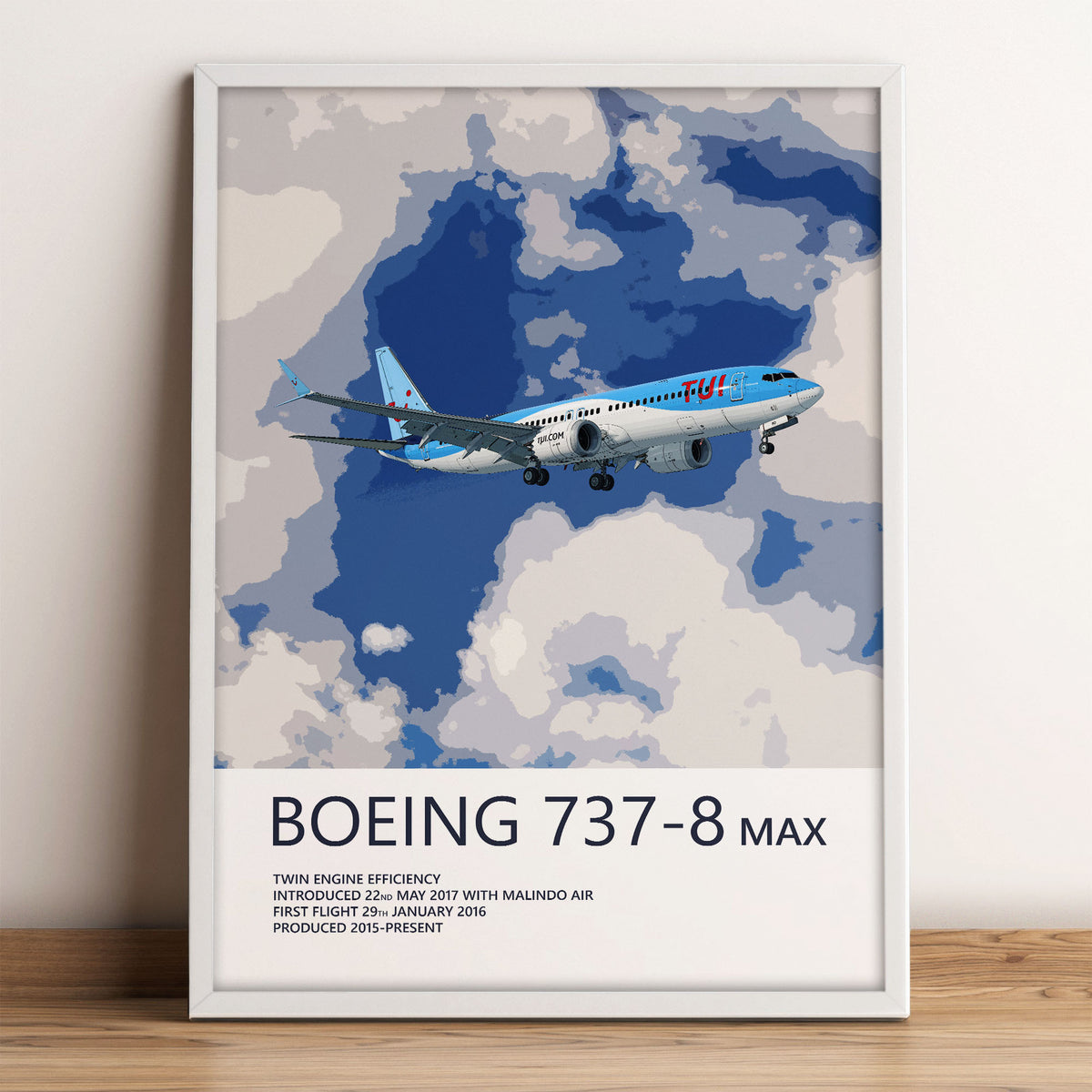 TUI Boeing 737 MAX Poster