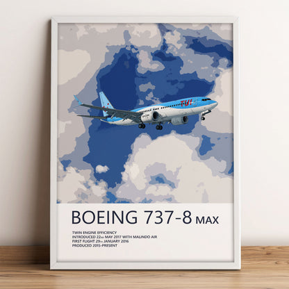 TUI Boeing 737 MAX Poster