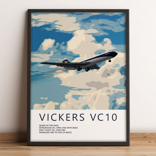 BOAC Vickers VC10 Poster