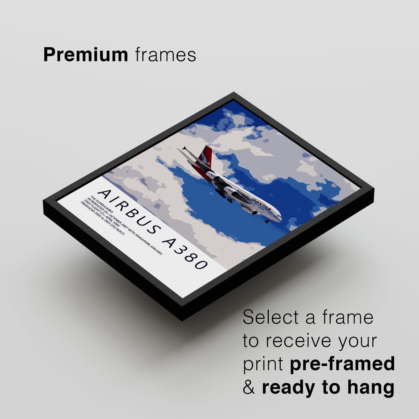 Qantas Airbus A380 Poster