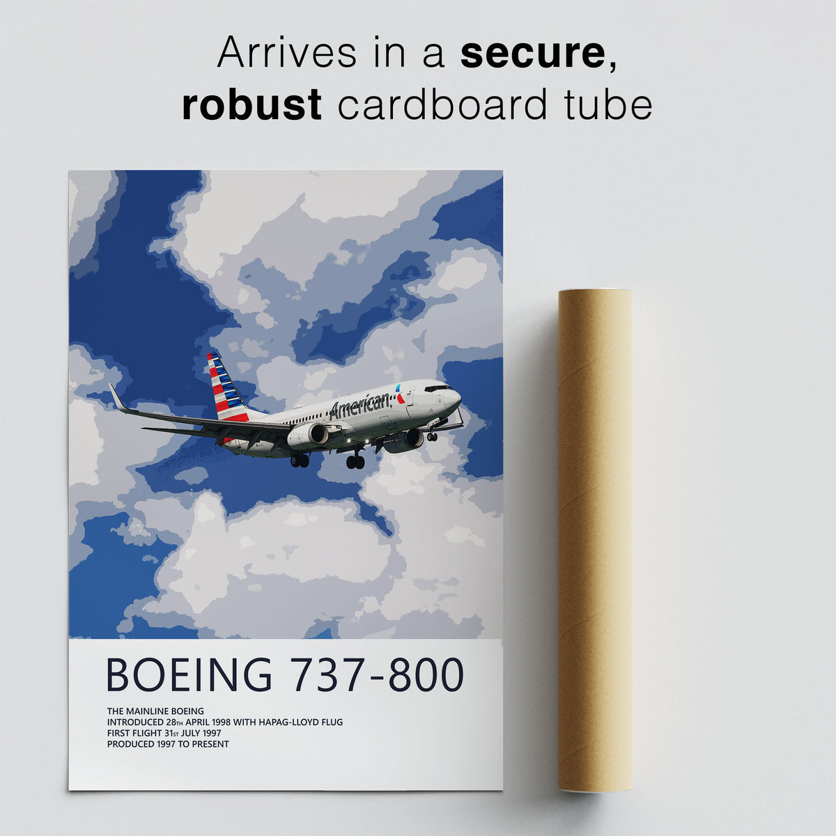 American Airlines Boeing 737-800 Poster
