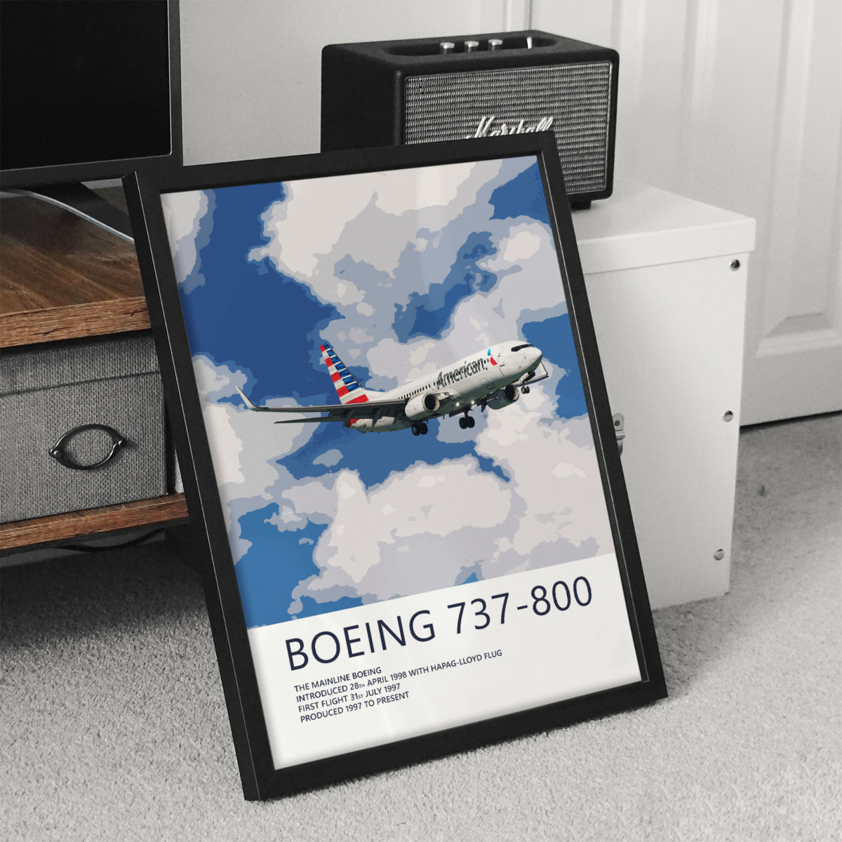 American Airlines Boeing 737-800 Poster