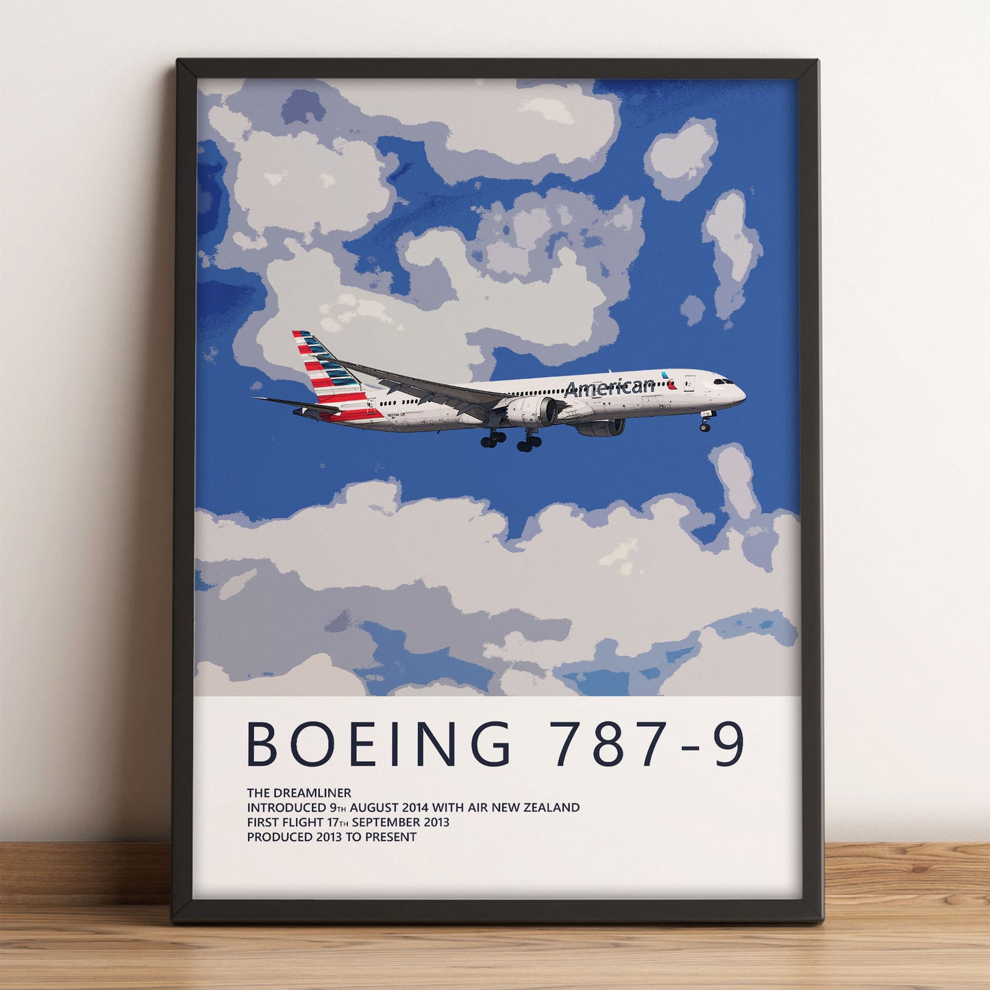 American Airlines Boeing 787-9 Poster