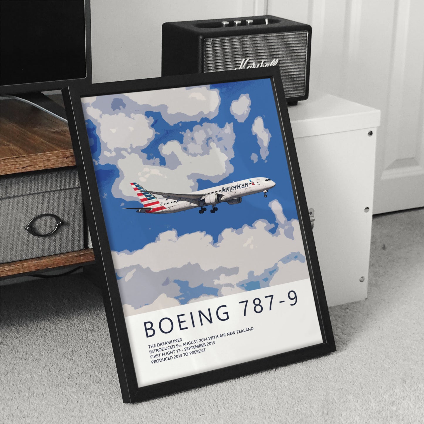 American Airlines Boeing 787-9 Poster