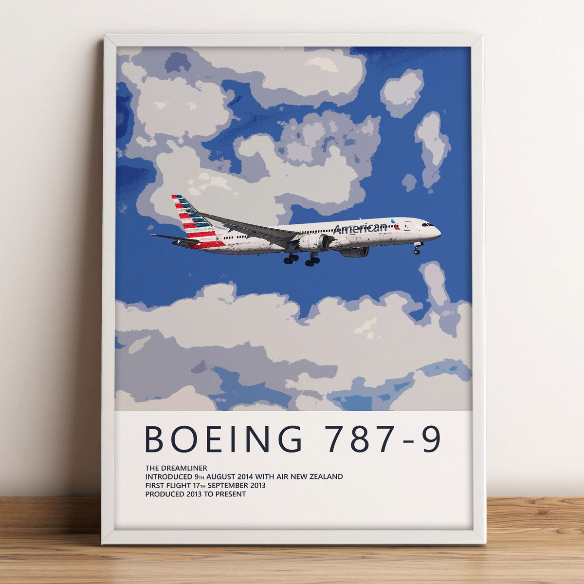 American Airlines Boeing 787-9 Poster