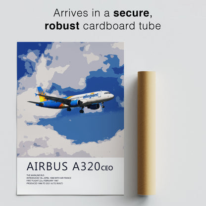 Allegiant Air Airbus A320 Poster