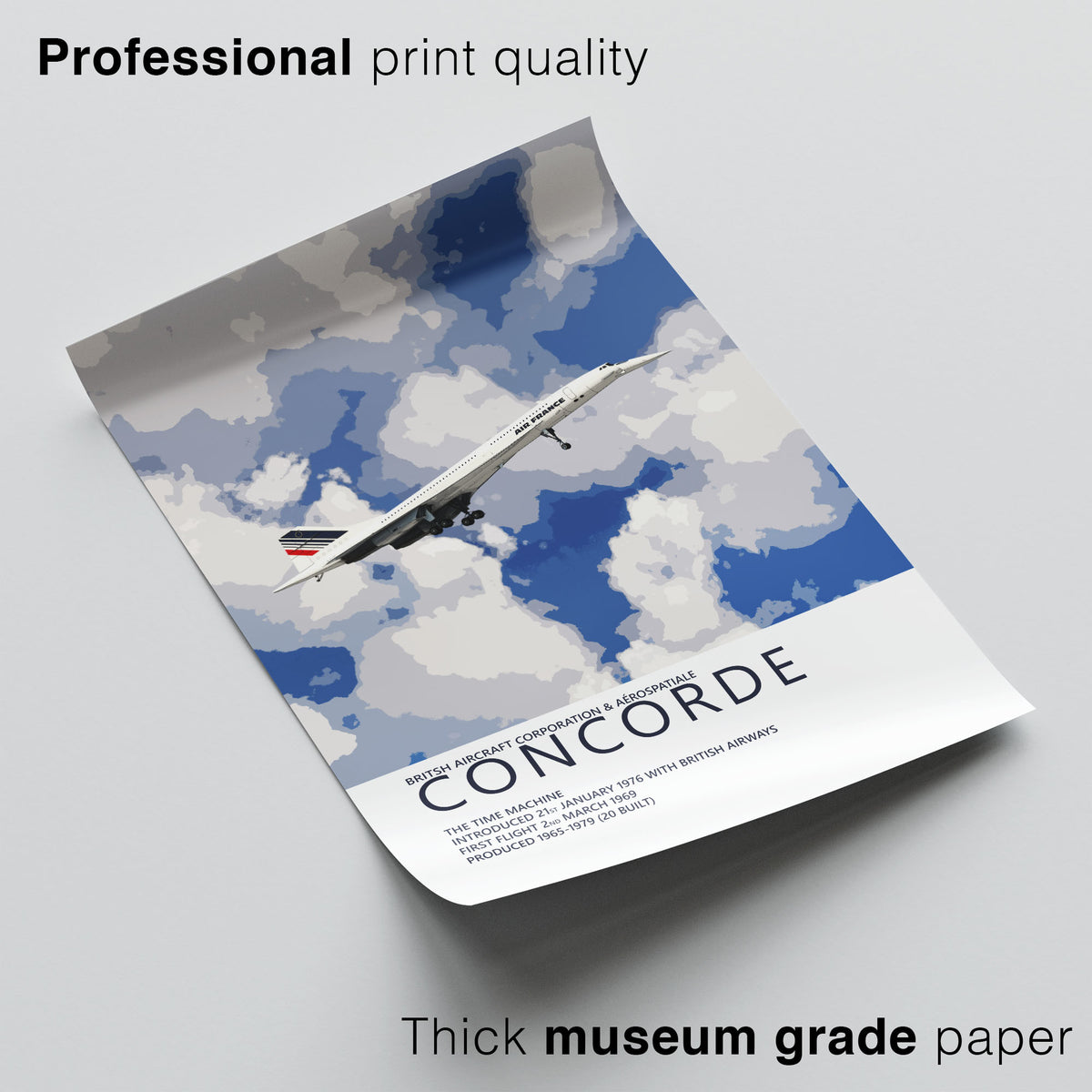 Air France Concorde Poster