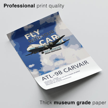 British Air Ferries ATL-98 Carvair Poster