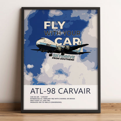 British Air Ferries ATL-98 Carvair Poster