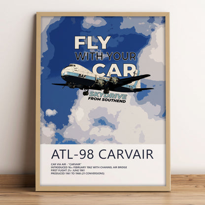 British Air Ferries ATL-98 Carvair Poster