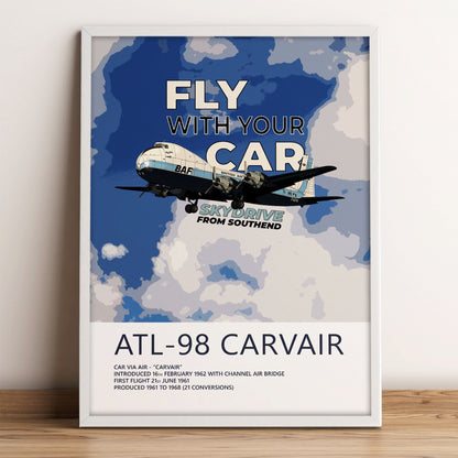 British Air Ferries ATL-98 Carvair Poster