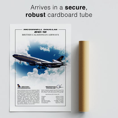 British Caledonian McDonnell Douglas DC-10 Poster