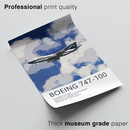 BOAC Boeing 747-100 Poster