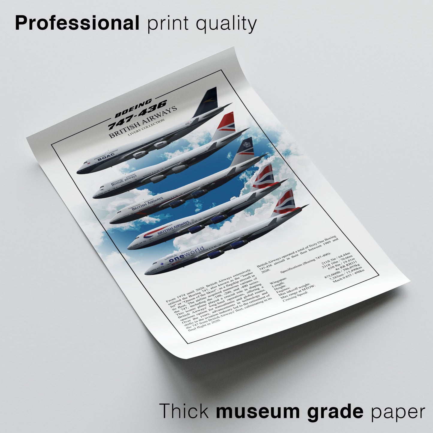 British Airways Boeing 747-400 Profiles (Livery Collection)