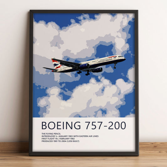 British Airways Boeing 757-200 Poster
