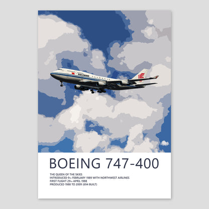 Air China Boeing 747-400 Poster