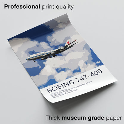 Air China Boeing 747-400 Poster