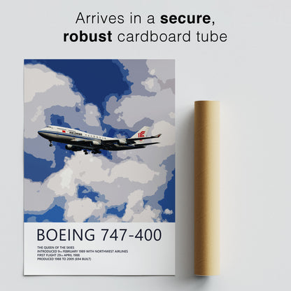 Air China Boeing 747-400 Poster