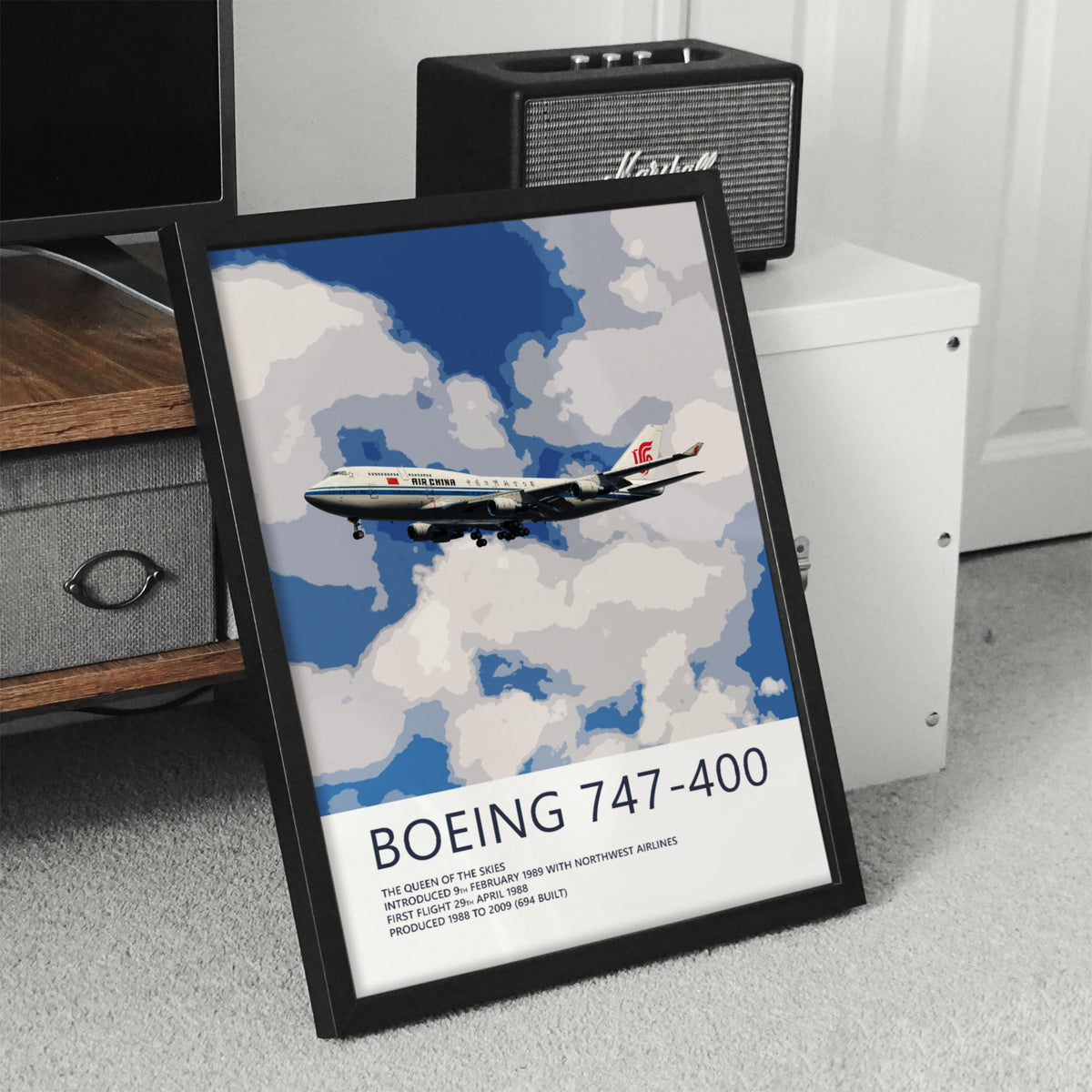 Air China Boeing 747-400 Poster