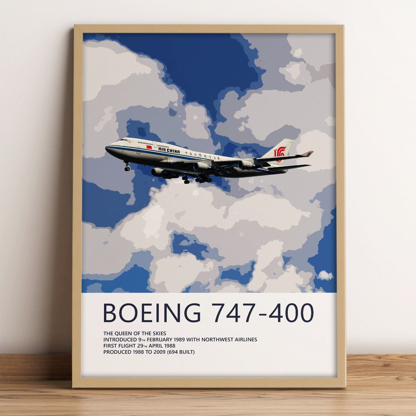 Air China Boeing 747-400 Poster