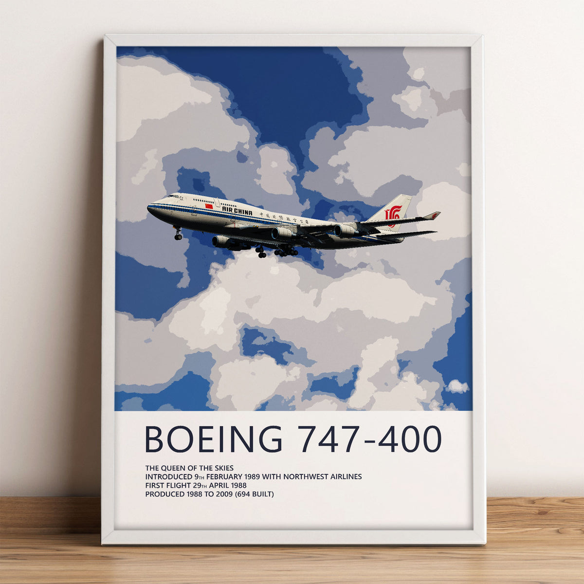 Air China Boeing 747-400 Poster