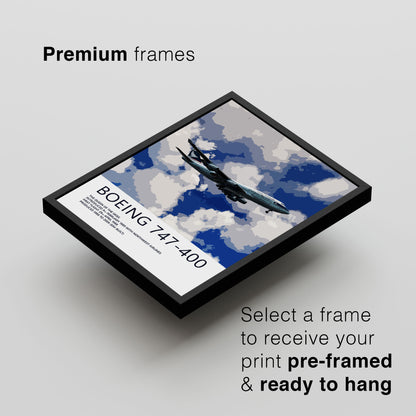 Cathay Pacific Boeing 747-400 Poster