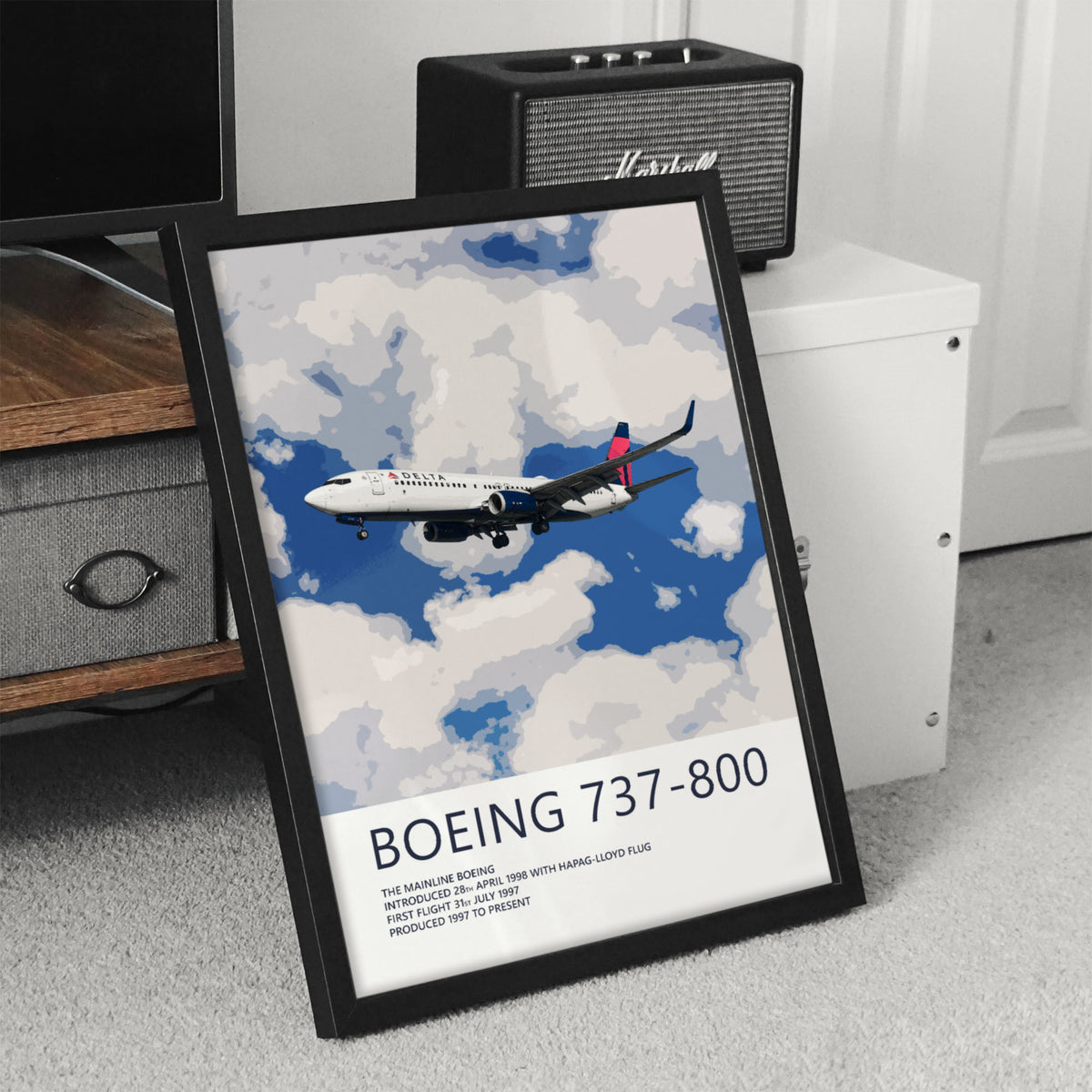 Delta Air Lines Boeing 737-800 Poster