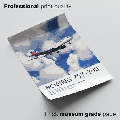 Delta Air Lines Boeing 757-200 Poster