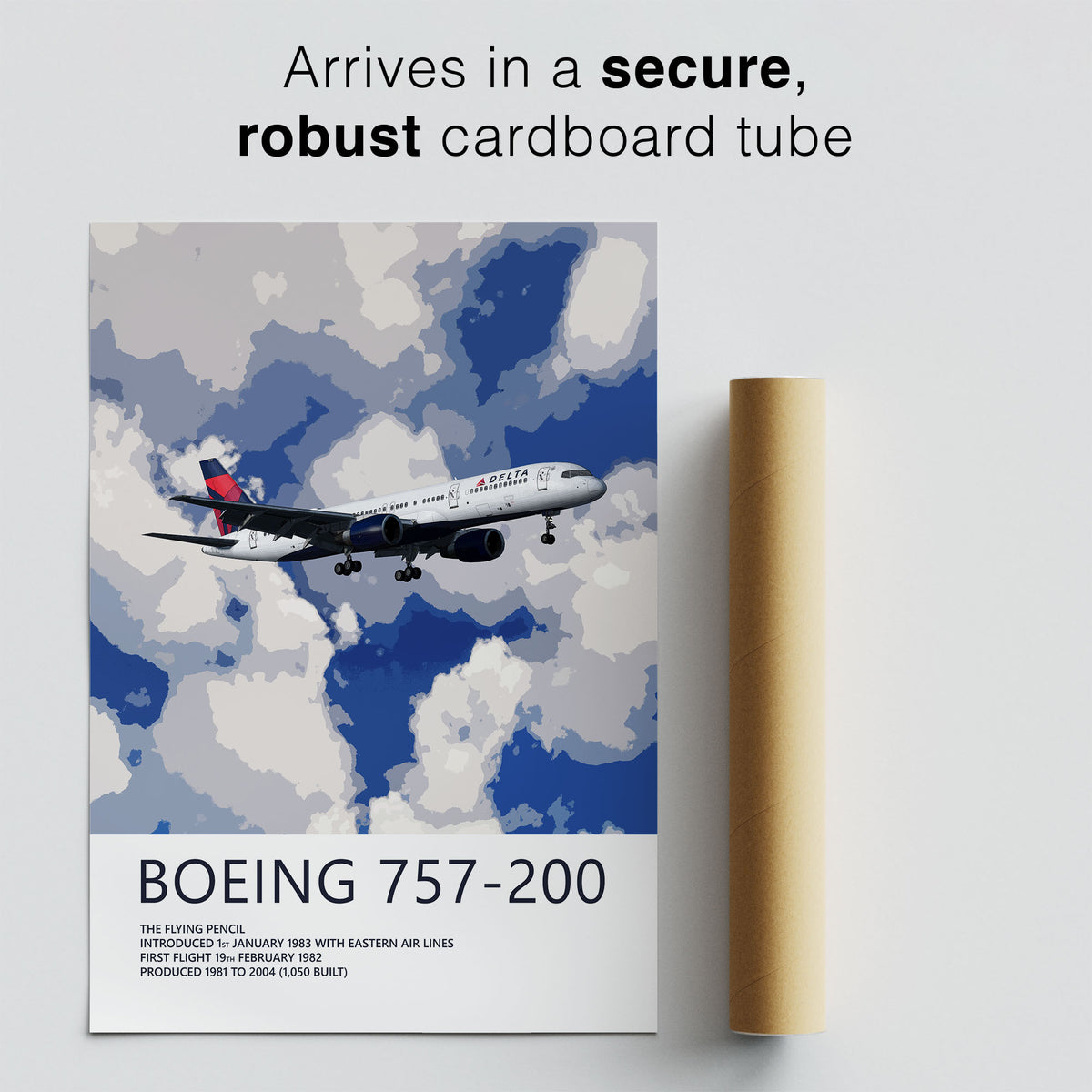 Delta Air Lines Boeing 757-200 Poster