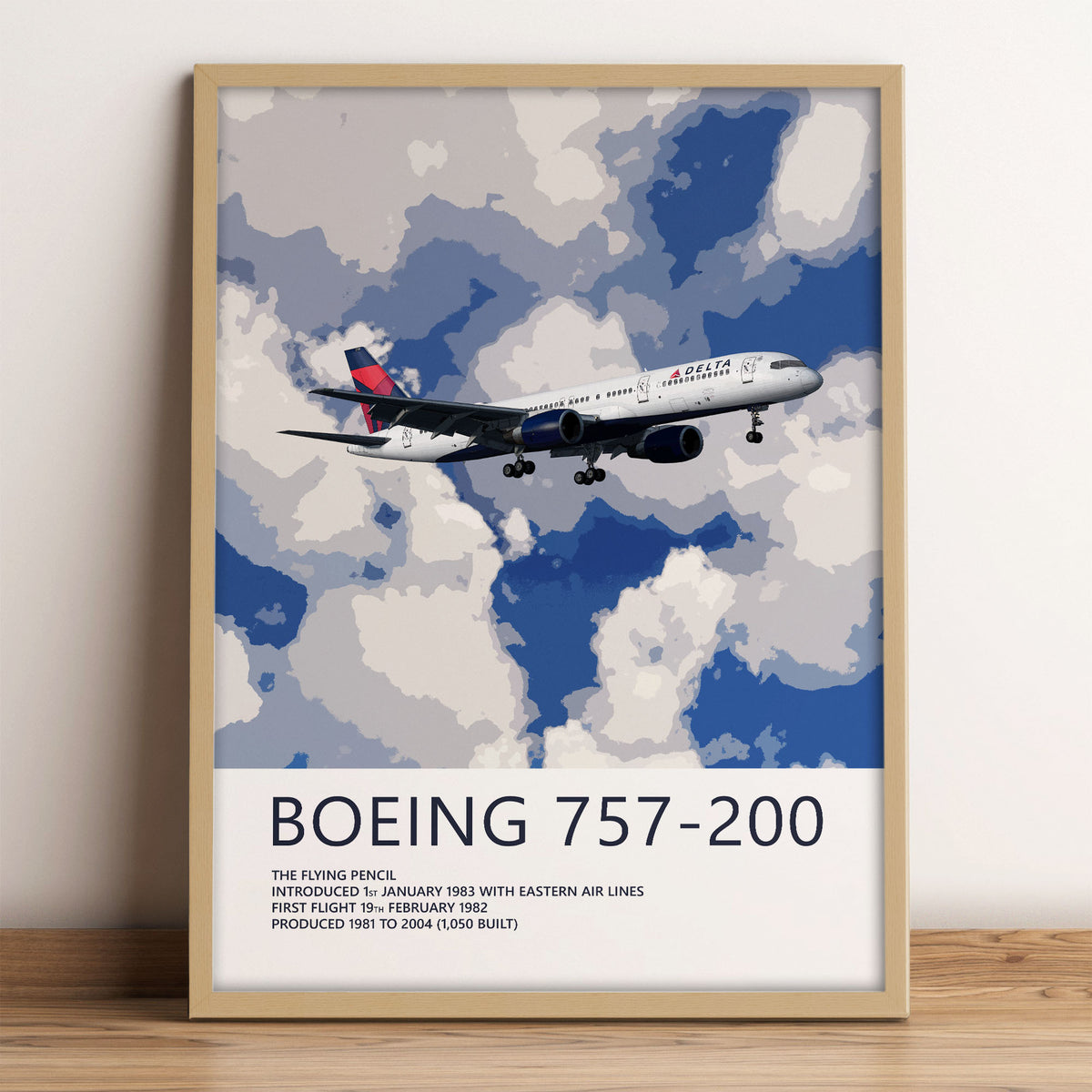 Delta Air Lines Boeing 757-200 Poster
