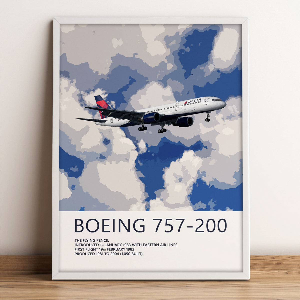 Delta Air Lines Boeing 757-200 Poster