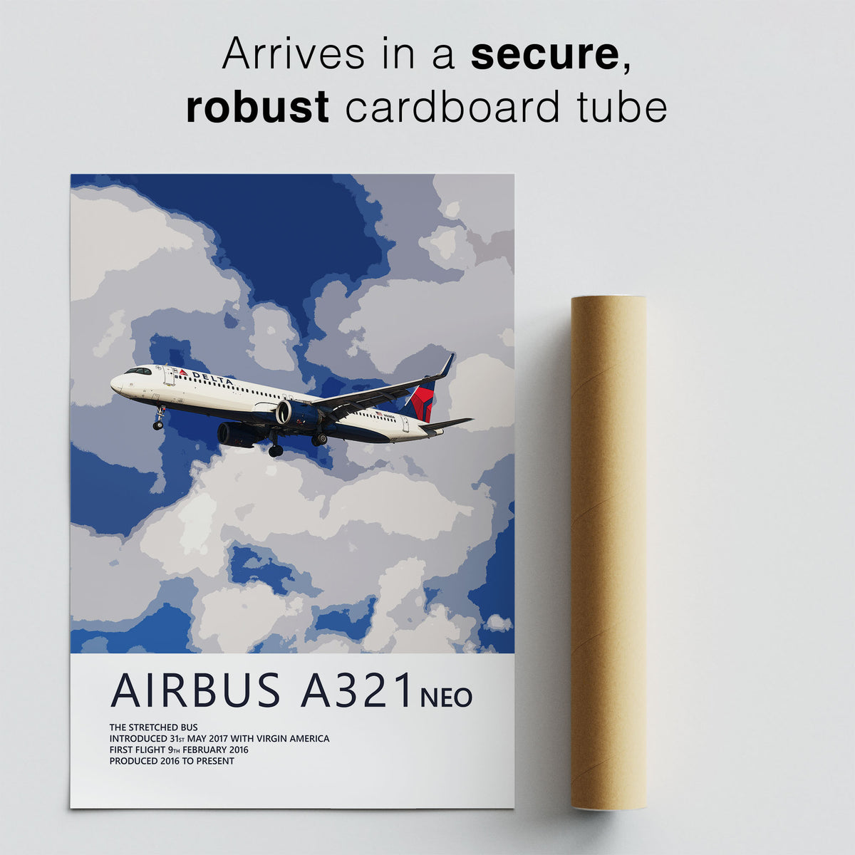 Delta Air Lines Airbus A321 NEO Poster