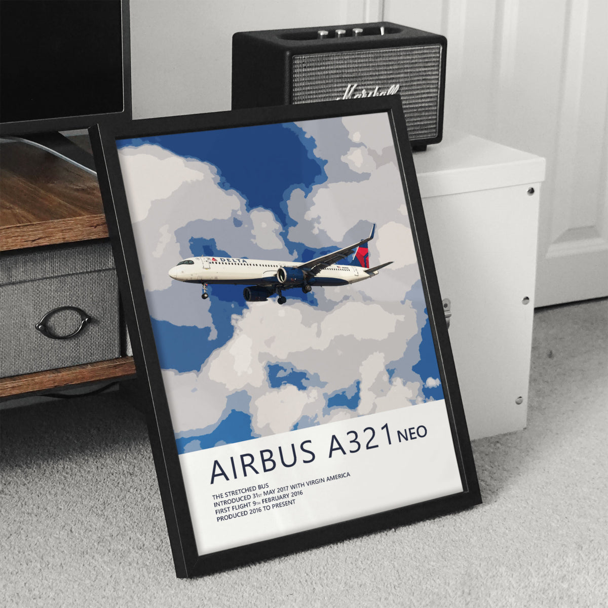 Delta Air Lines Airbus A321 NEO Poster