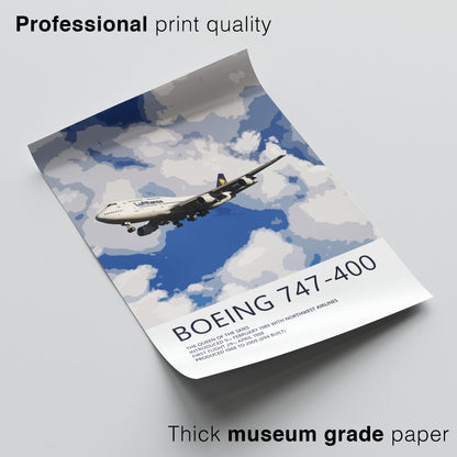 Lufthansa Boeing 747-400 Poster