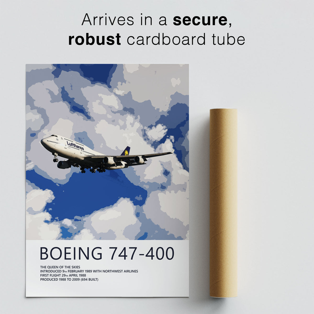 Lufthansa Boeing 747-400 Poster