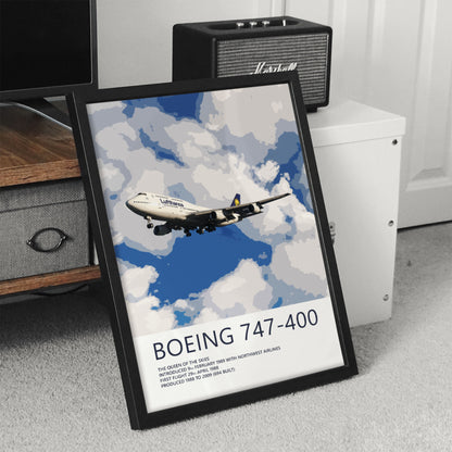 Lufthansa Boeing 747-400 Poster